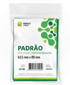 Sleeves PADRÃO VERDE 63.5 x 88mm-0