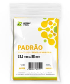 Sleeves PADRÃO AMARELO 63.5 x 88mm-0