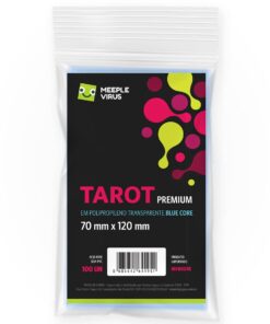 Sleeves TAROT PREMIUM 70 x 120 mm (Blue Core)-0