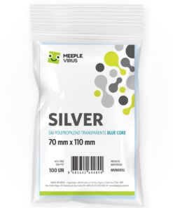 Sleeves SILVER 70 x 110mm (Blue Core)-0