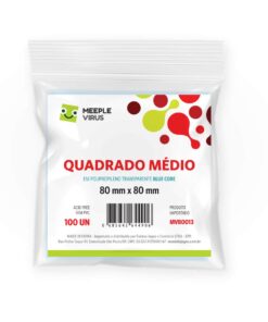 Sleeves QUADRADO MÉDIO 80x 80mm (Blue Core)-0